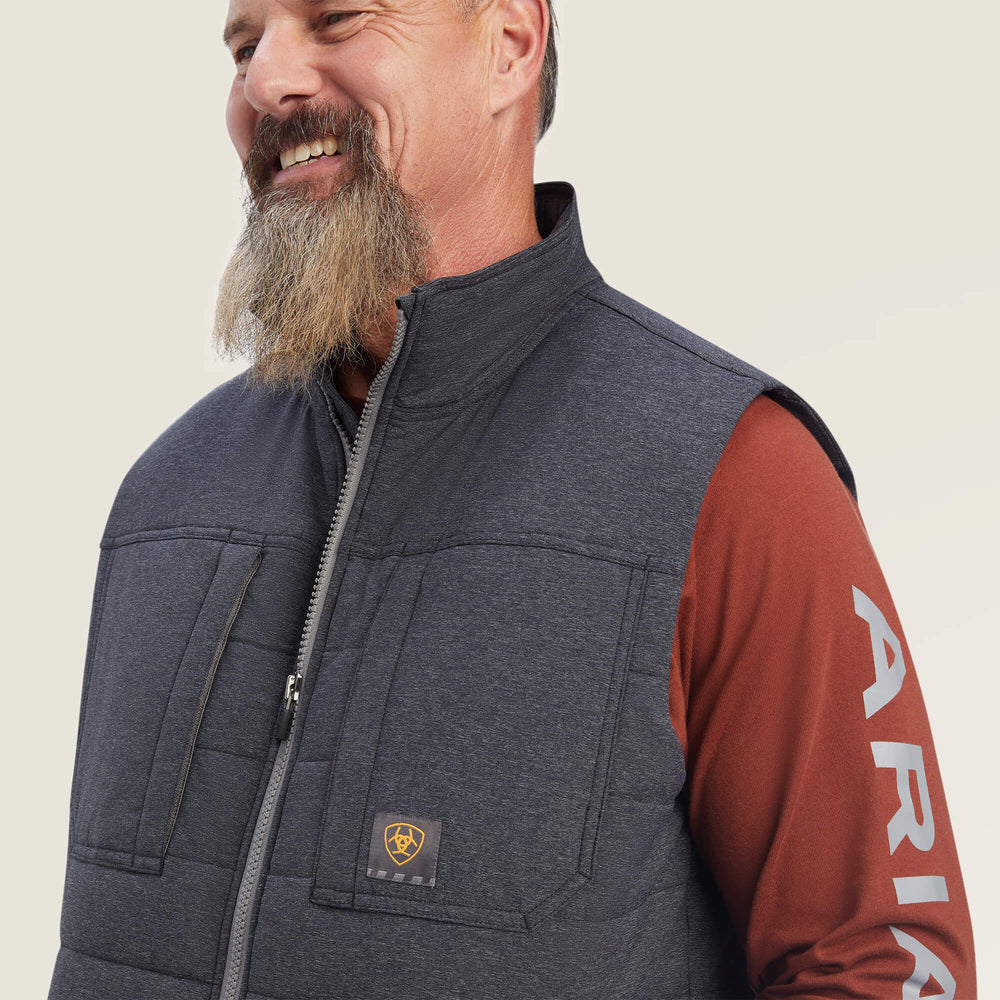 Men Rebar Valiant Ripstop Insulated Vest | Ariat