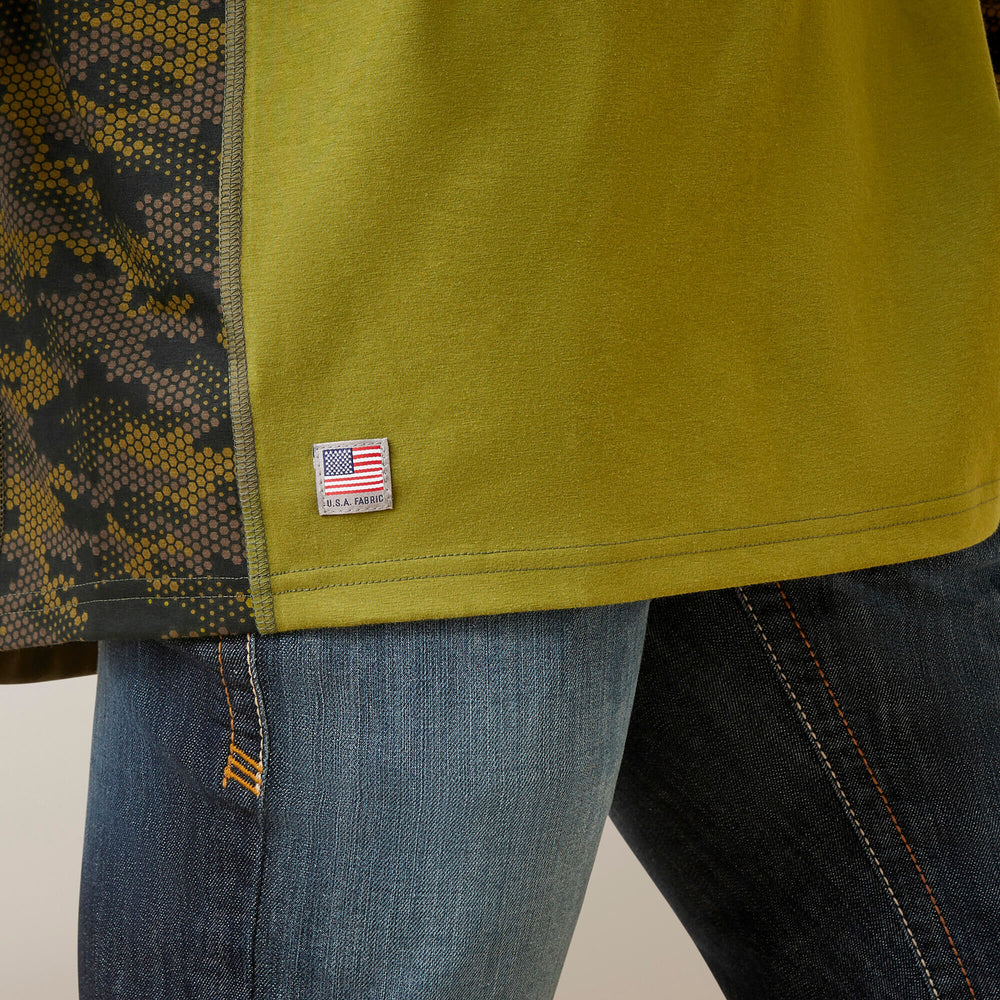 Men FR AC Stretch Camo Baseball T-Shirt | Ariat Online