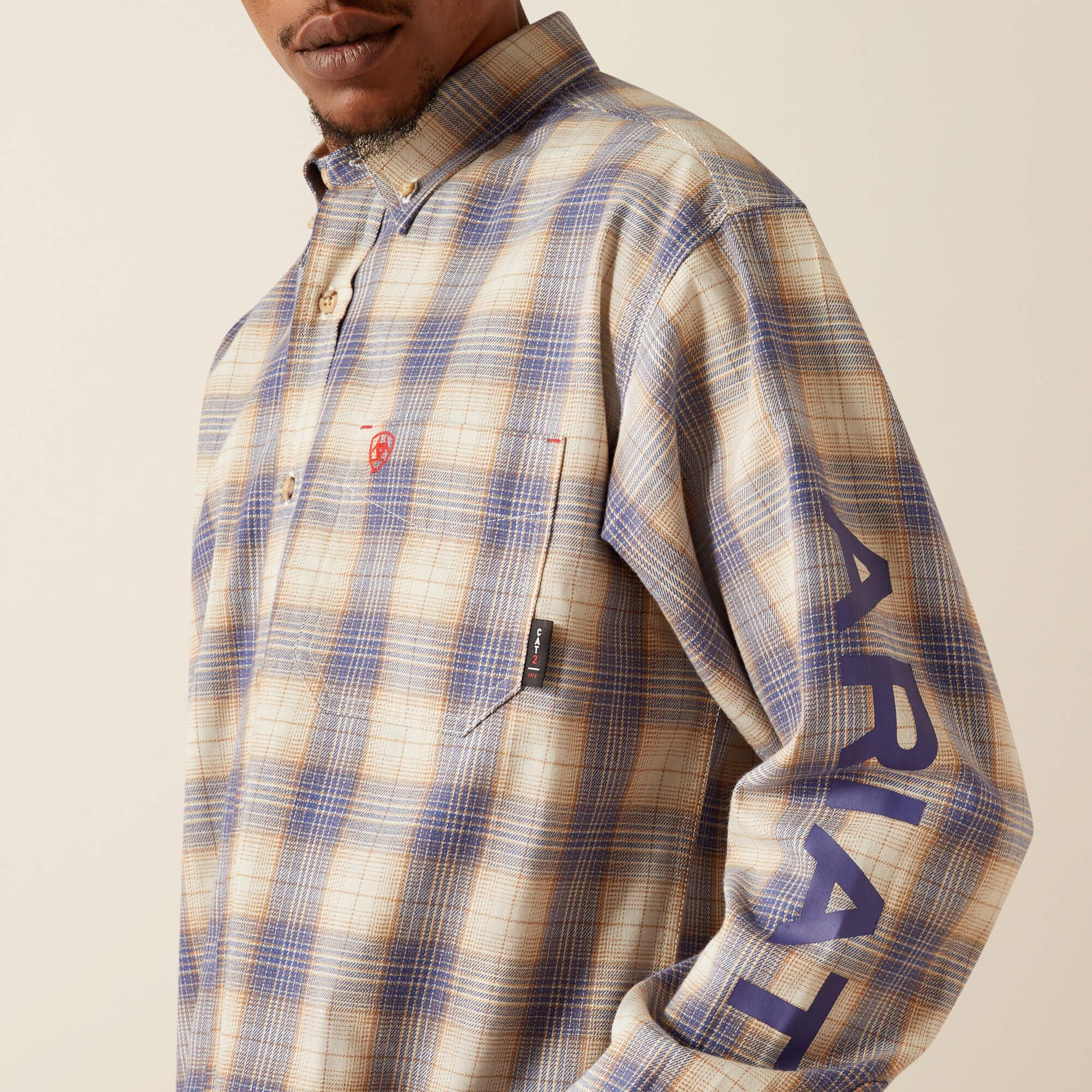 Men FR Crenshaw Logo Work Shirt | Ariat on sale