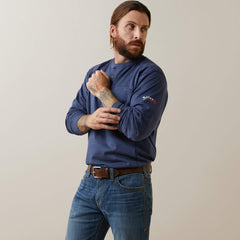 Men FR Air Refinery Row Graphic Henley Top | Ariat for sale