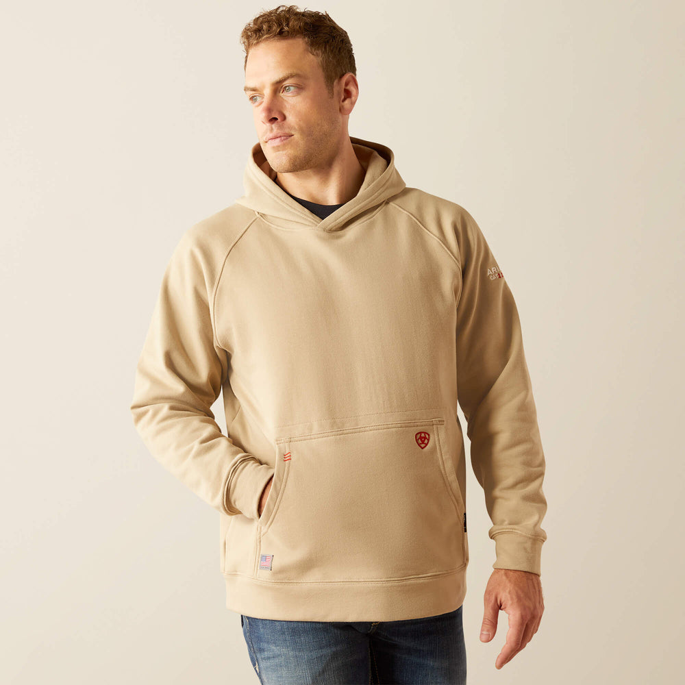 Men FR DuraStretch Work Hard Live Free Hoodie | Ariat