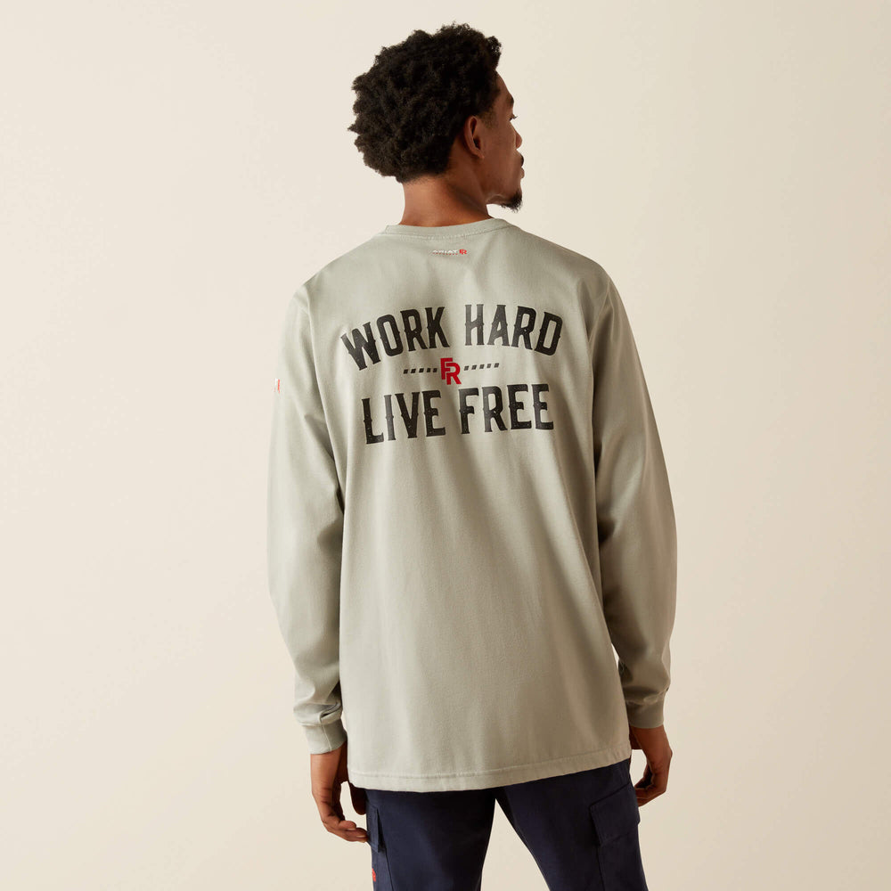Men FR Work Hard Live Free T-Shirt | Ariat near me