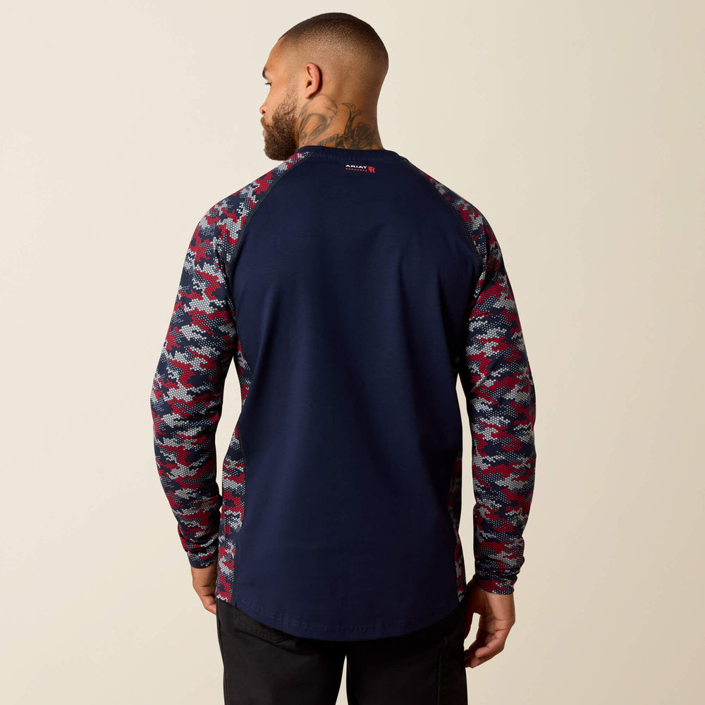 Men FR AC Stretch Camo Baseball T-Shirt | Ariat Online