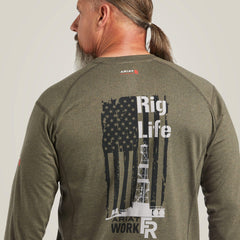 Men FR Air Rig Life Graphic T-Shirt | Ariat Outlet