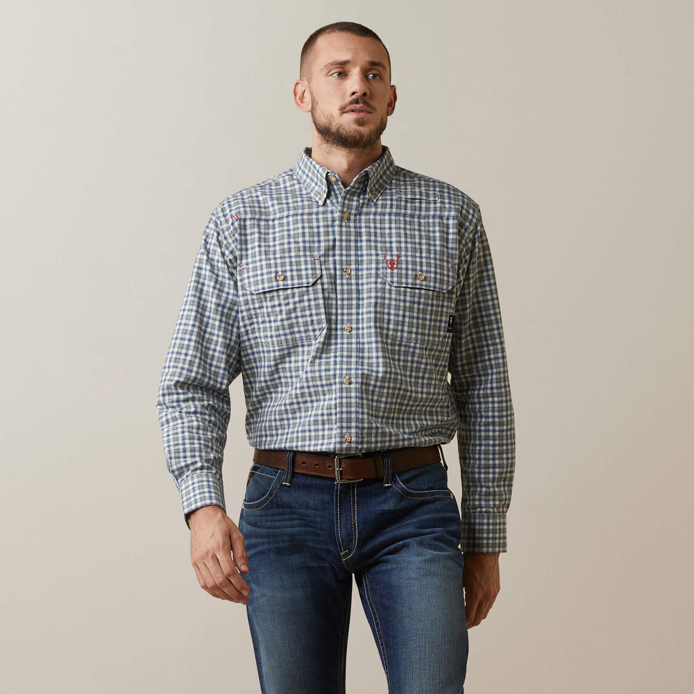 Men FR Plaid Featherlight Work Shirt | Ariat near me