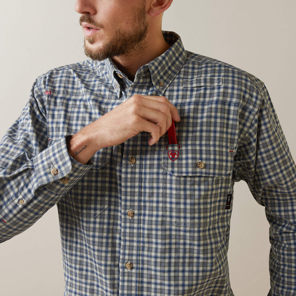 Men FR Plaid Featherlight Work Shirt | Ariat near me