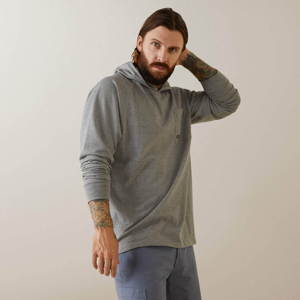 Men Rebar Cotton Strong Hooded T-Shirt | Ariat Outlet