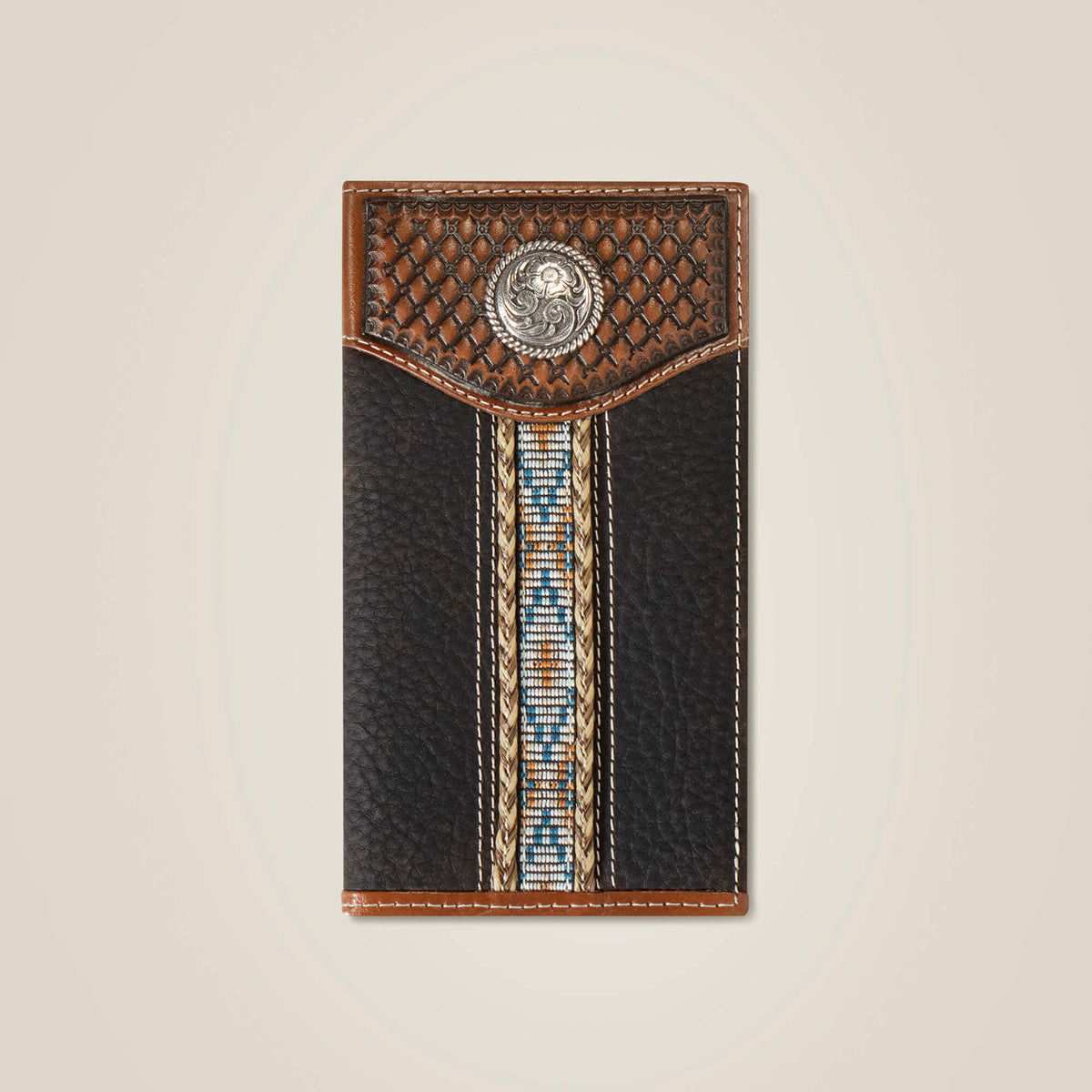Men Braided Trim Rodeo Wallet | Ariat