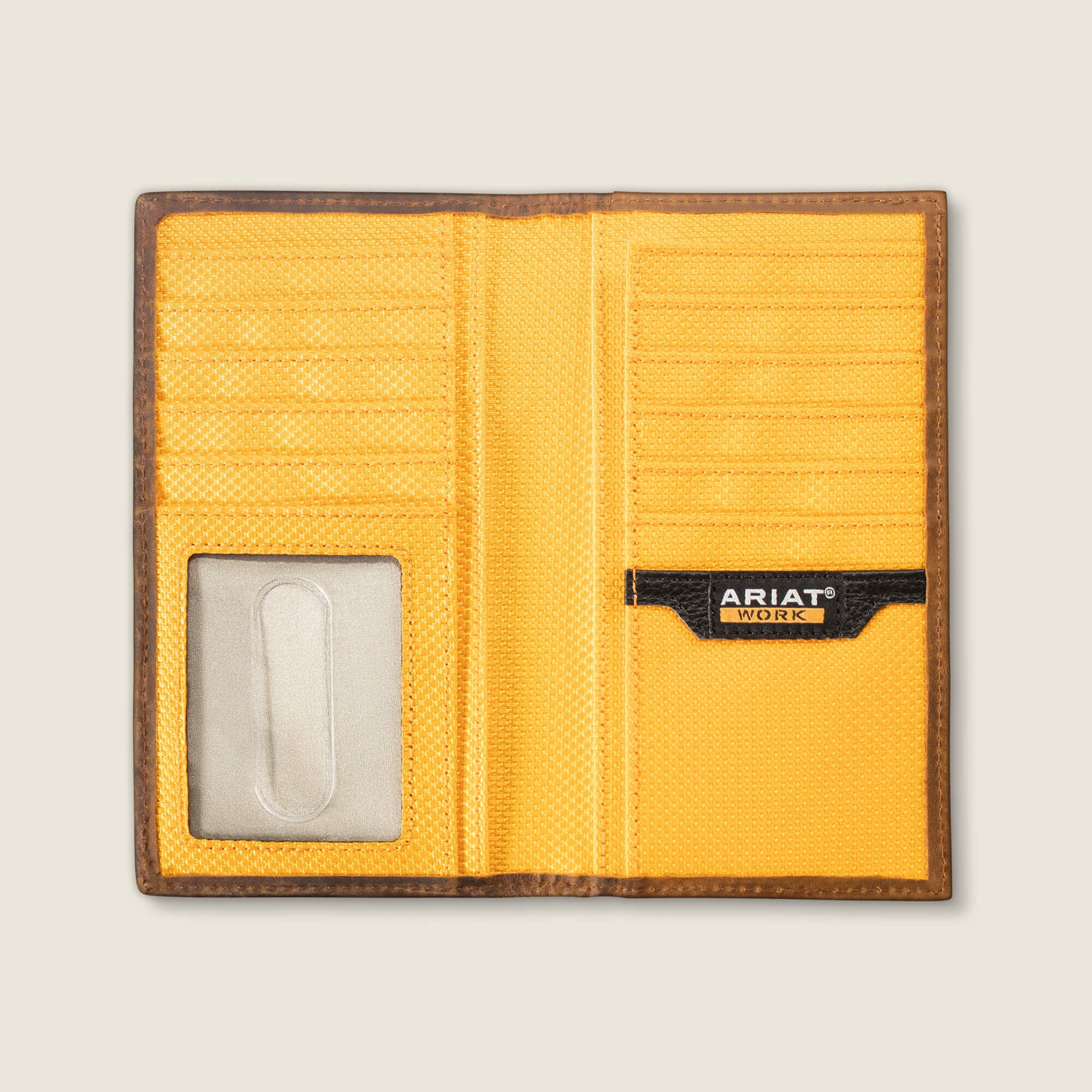 Men Work Roughneck Label Canvas Trifold Wallet | Ariat near me