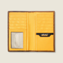 Men Work Roughneck Label Canvas Trifold Wallet | Ariat near me