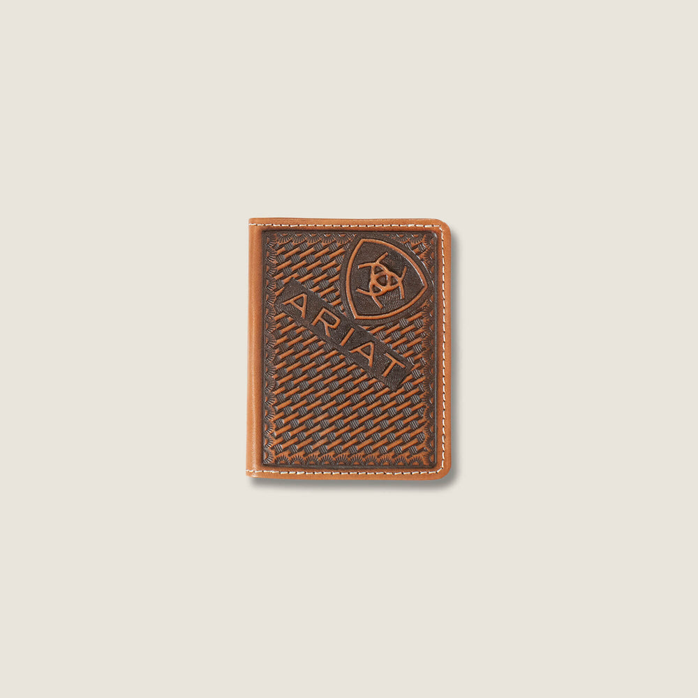 Men Weaved Bifold Wallet | Ariat on sale