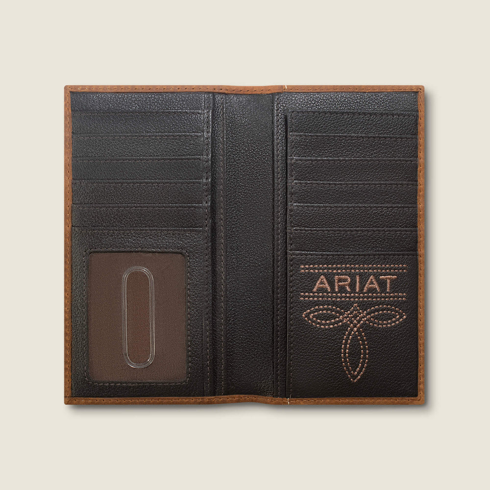 Men Ariat Logo Print Rodeo Wallet | Ariat