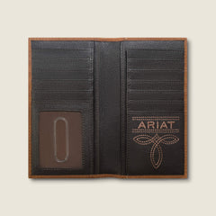 Men Ariat Logo Print Rodeo Wallet | Ariat
