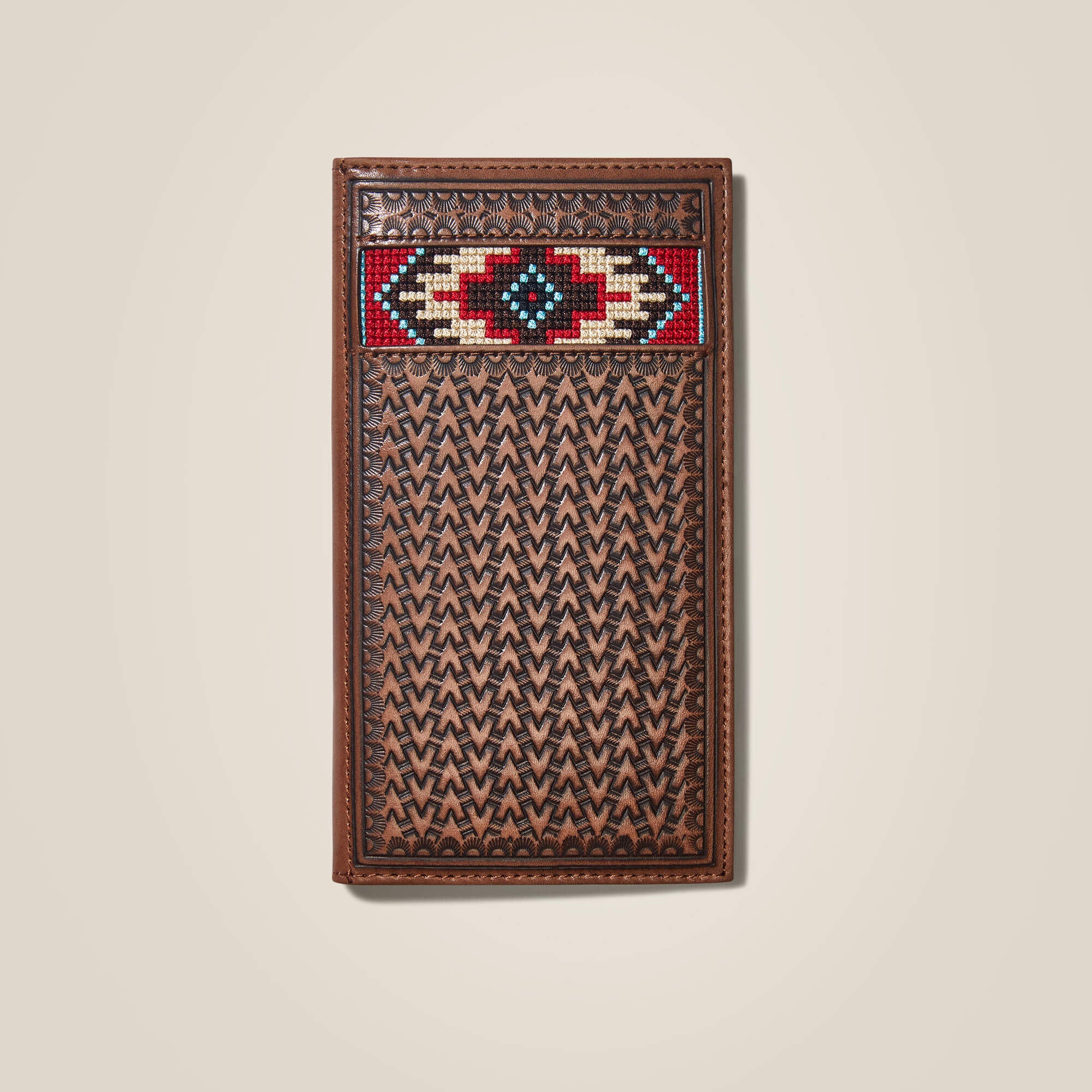 Men Rodeo Wallet Beaded Basketweave | Ariat Discount
