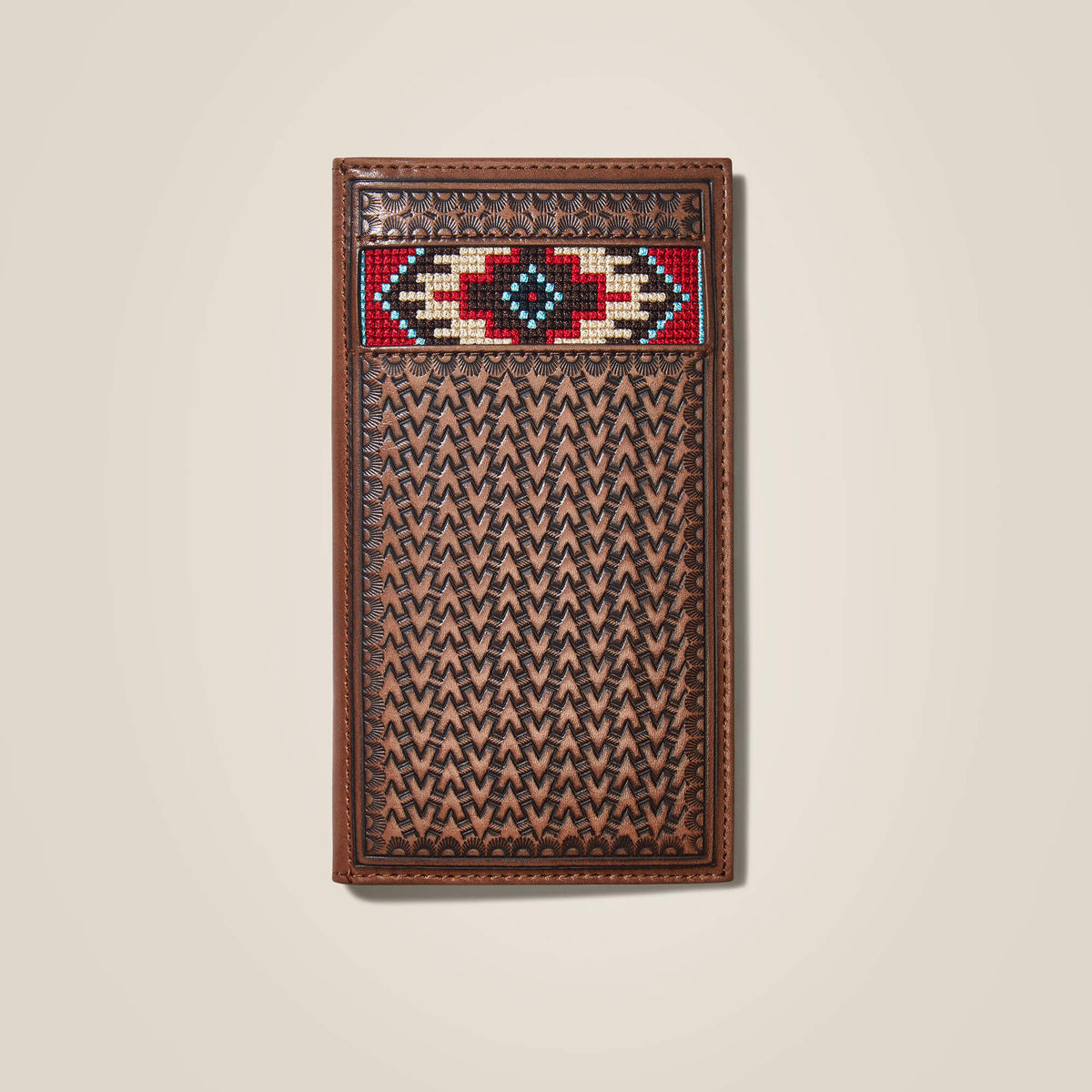 Men Rodeo Wallet Beaded Basketweave | Ariat Discount