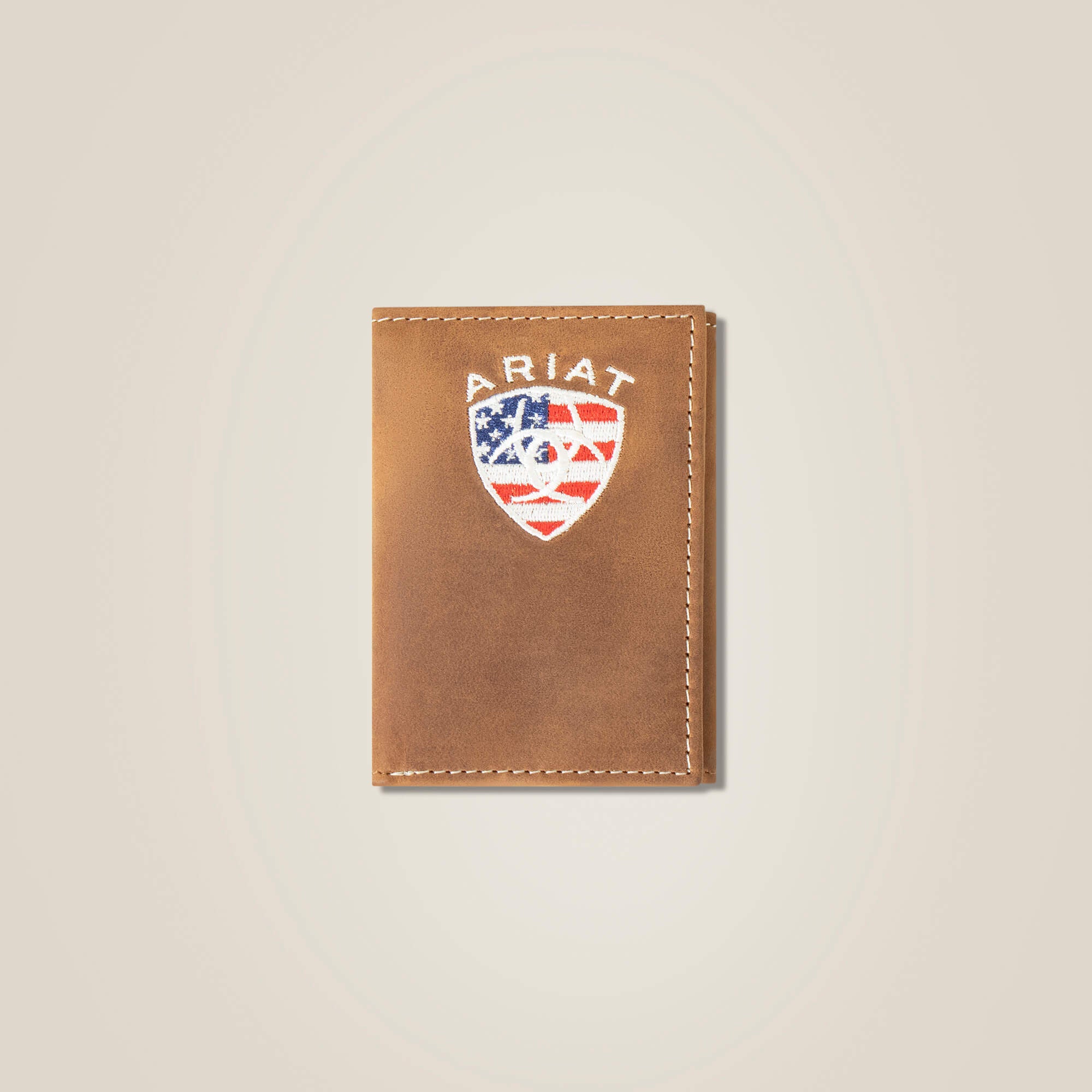 Men Flag Shield Trifold Wallet | Ariat Discount