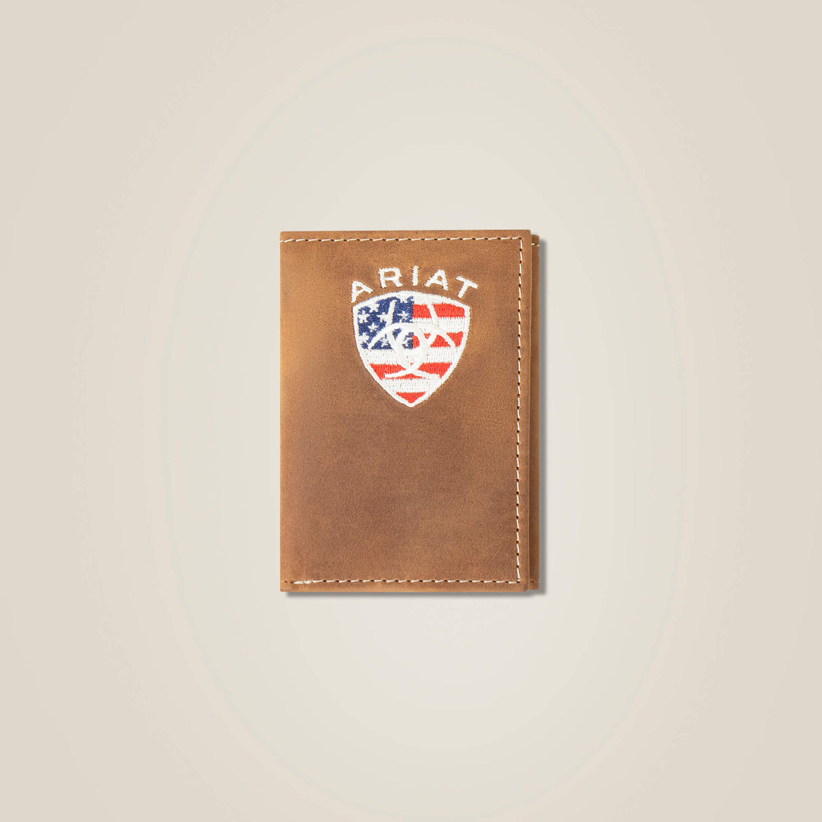 Men Flag Shield Trifold Wallet | Ariat Discount