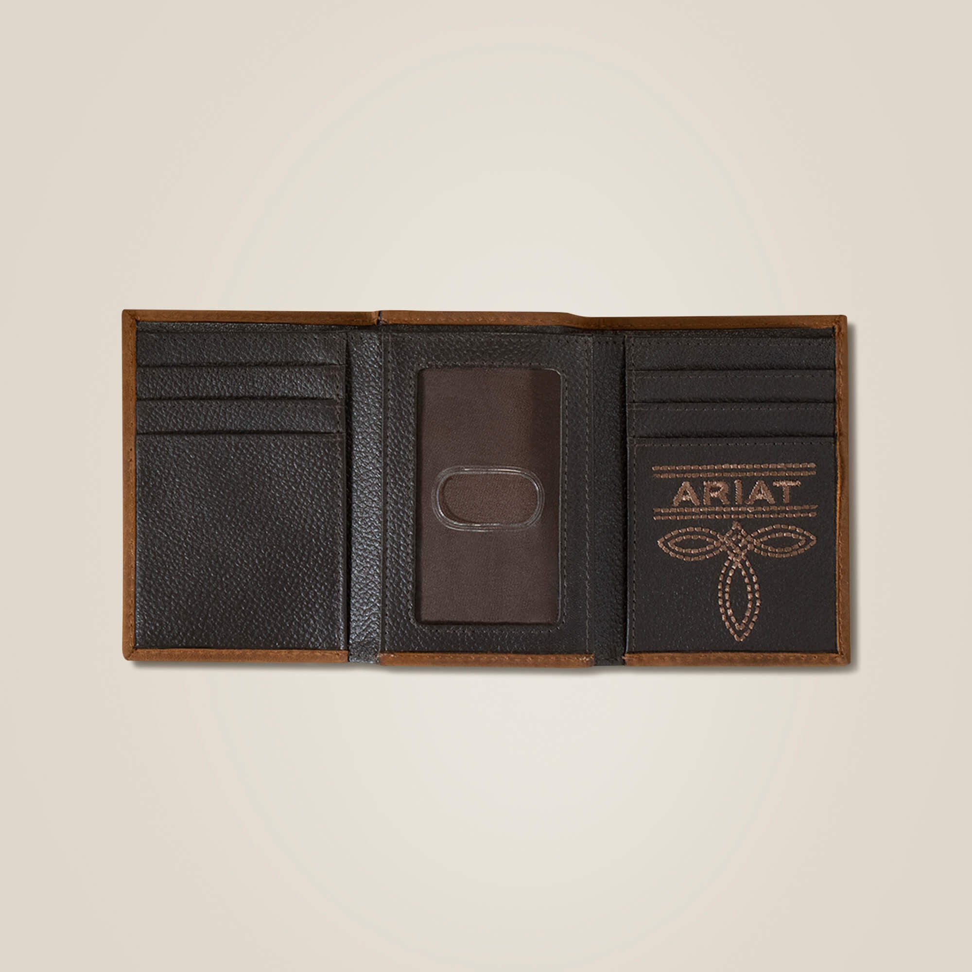 Men Flag Shield Trifold Wallet | Ariat Discount