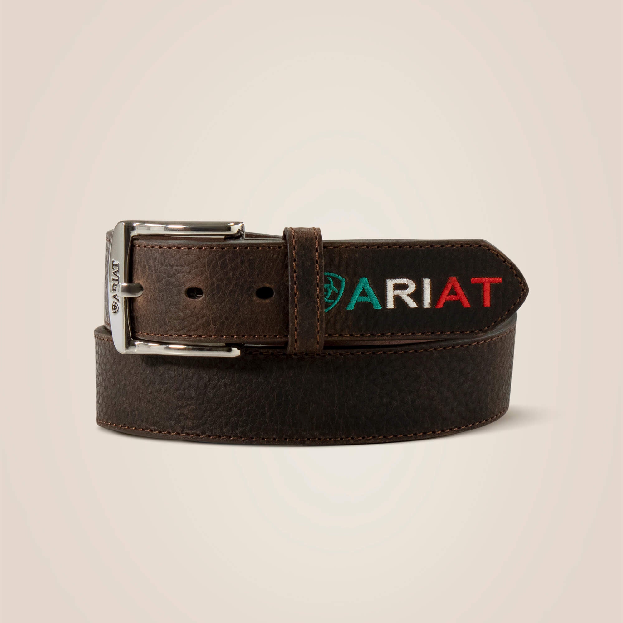Men Mexico embossed logo belt | Ariat us