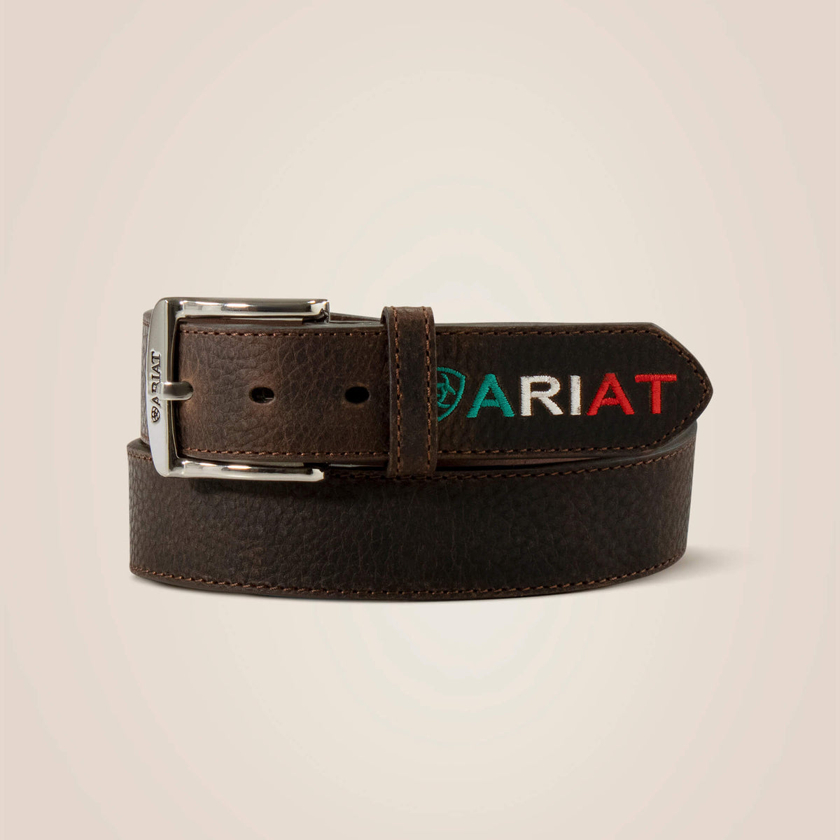 Men Mexico embossed logo belt | Ariat us