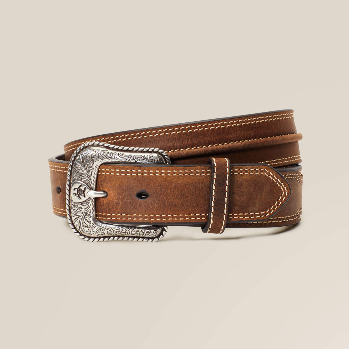 Men Center Ridge Tan Belt | Ariat us