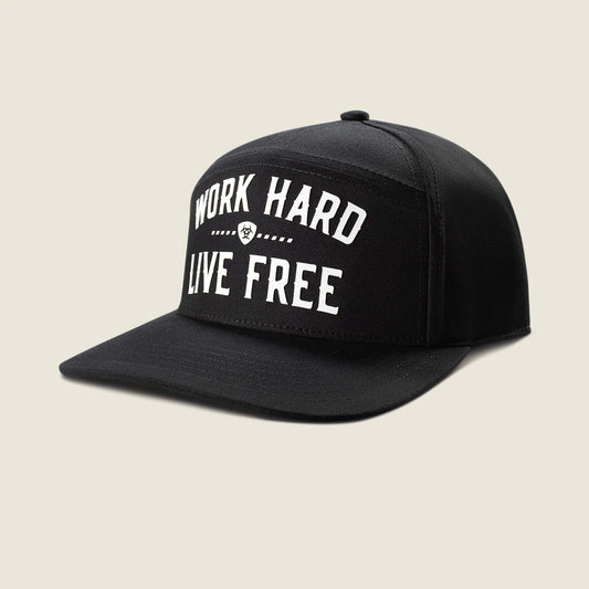 Men Work Hard Live Free Cap | Ariat Online