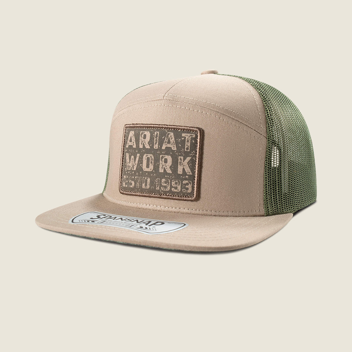 Men Ariat Work Brickyard Patch Snapback Cap | Ariat Online