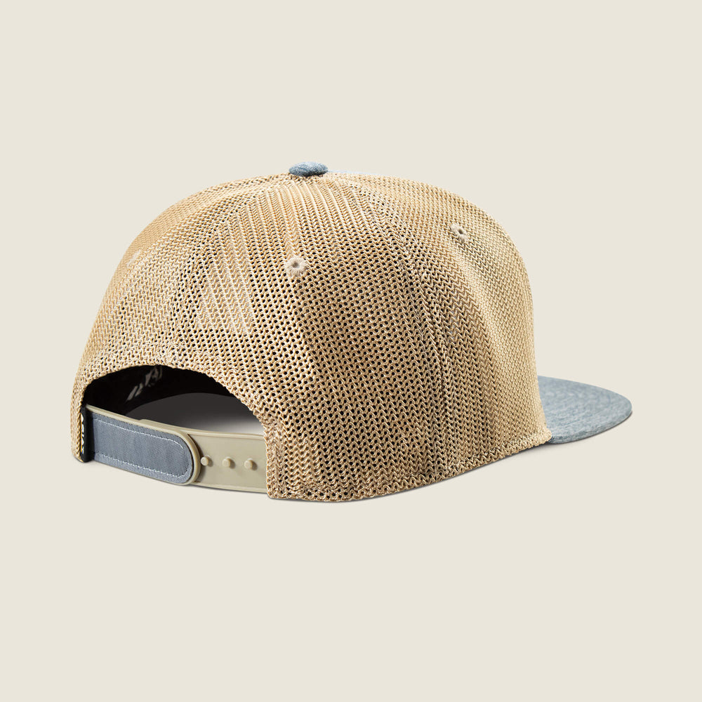 Men Ariat Work Leather Badge Snapback Cap | Ariat on sale