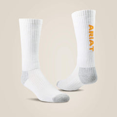 Men|Women Premium Ringspun Cotton Mid Calf Work Sock 3 Pair Pack | Ariat Online