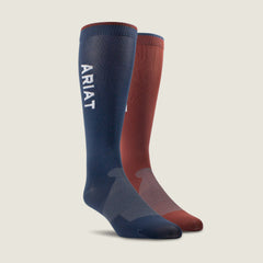 Men|Women AriatTEK Essential Performance Sock 2 Pair Multi Color Pack | Ariat Outlet