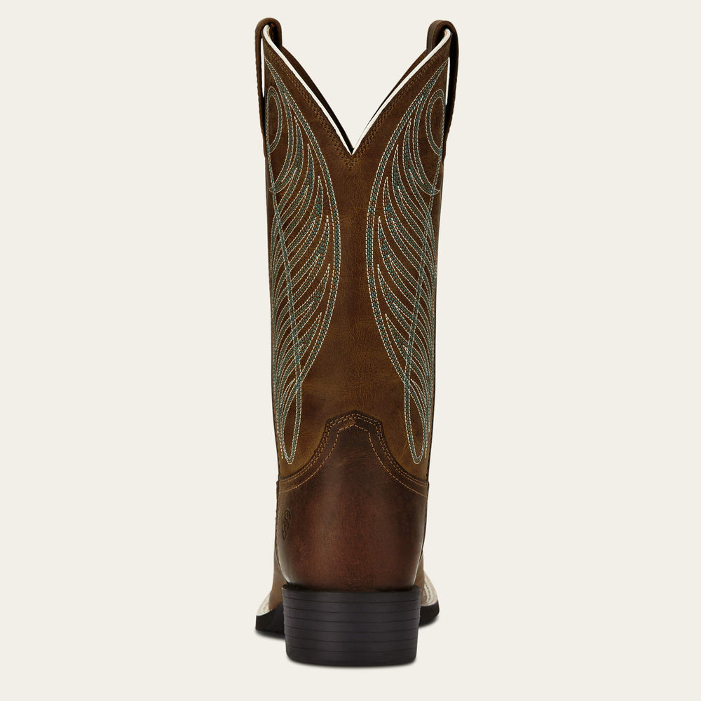 Women|Trends Round Up Wide Square Toe Western Boot | Ariat for sale