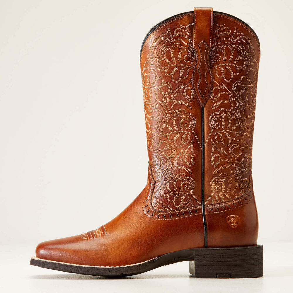 Women Round Up Remuda Wide Square Toe Western Boot | Ariat