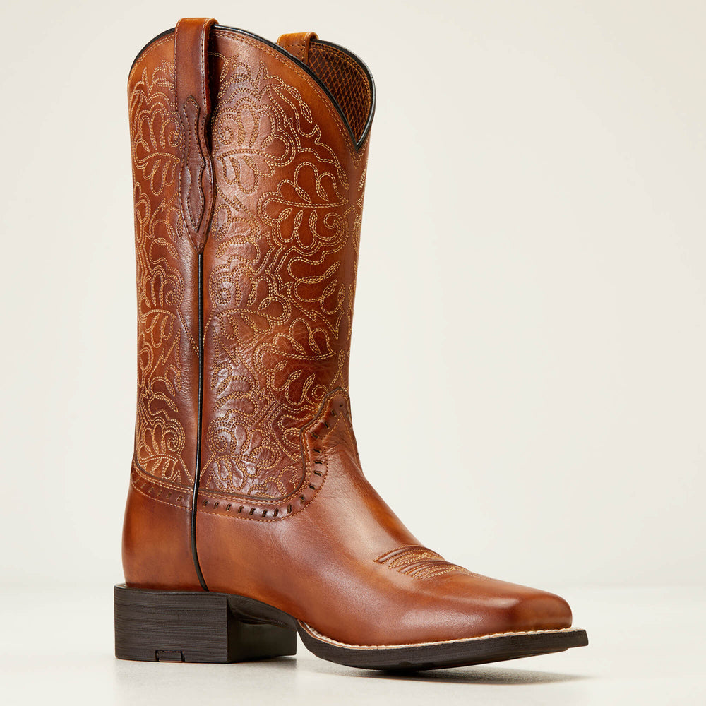 Women Round Up Remuda Wide Square Toe Western Boot | Ariat