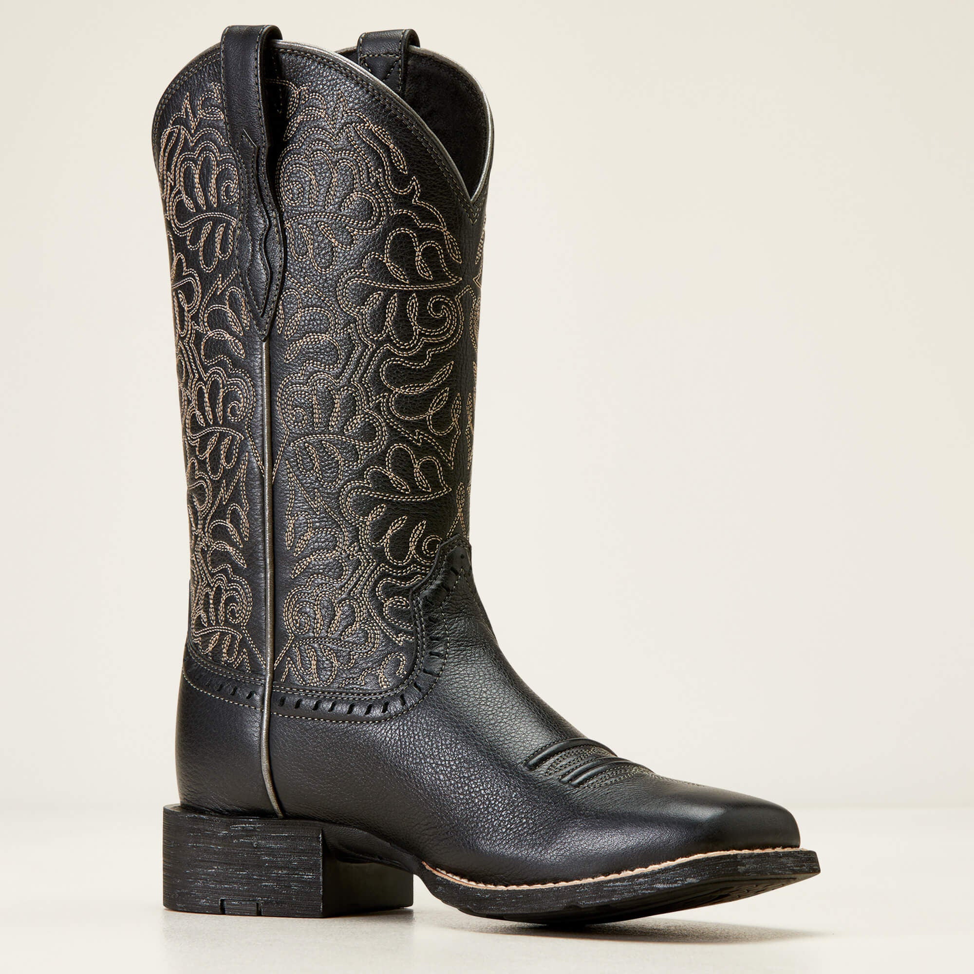 Women Round Up Remuda Wide Square Toe Western Boot | Ariat Discount