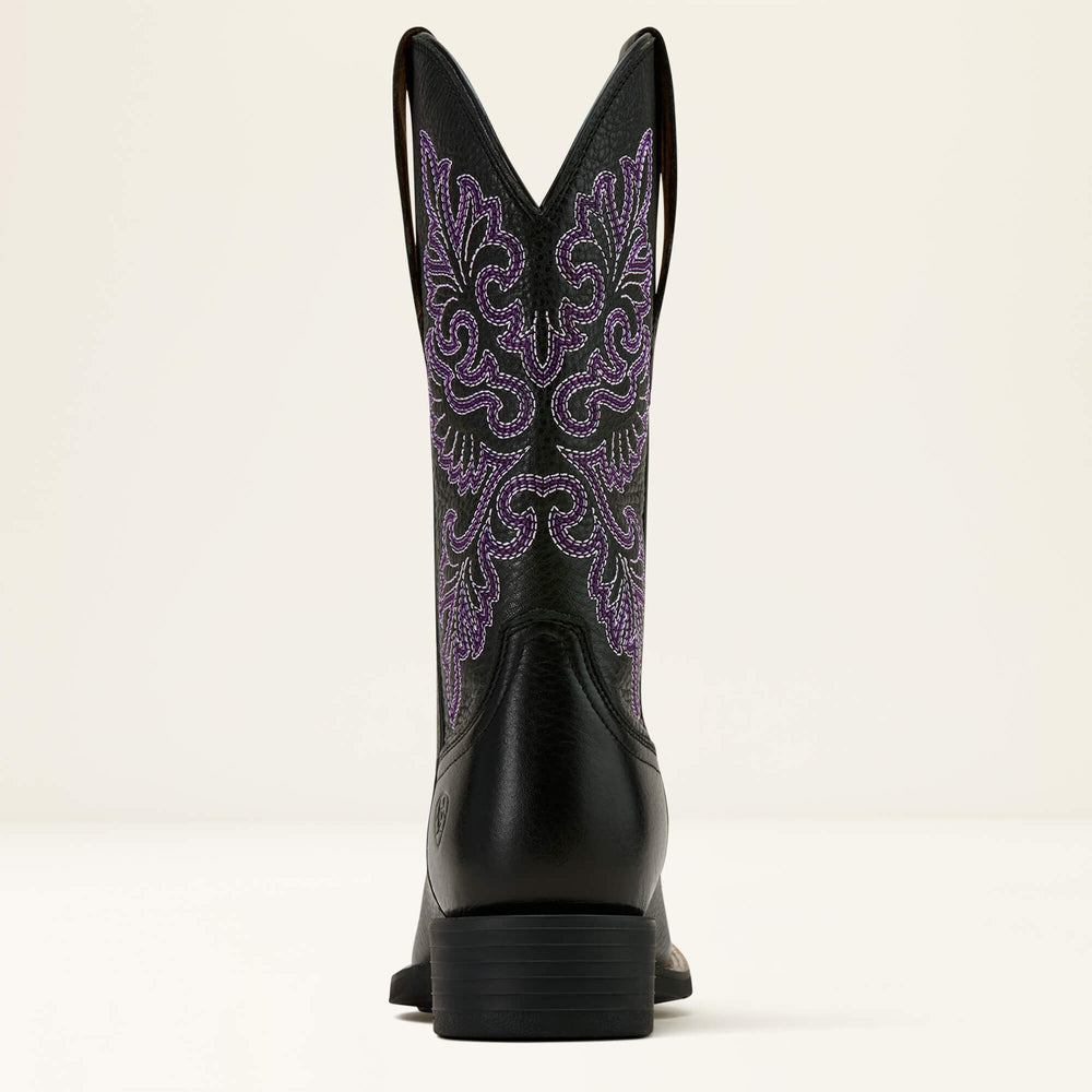 Women Round Up StretchFit Wide Square Toe Western Boot | Ariat for sale