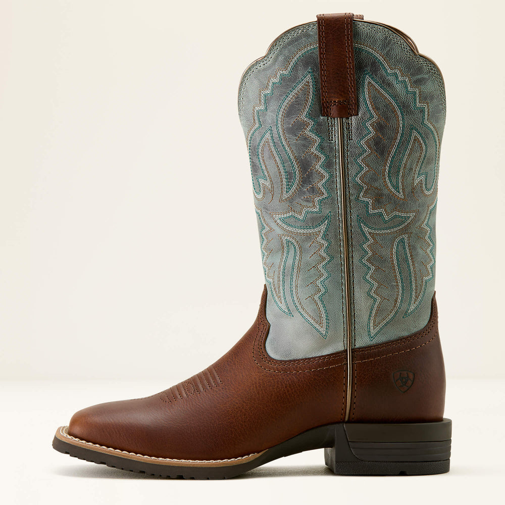 Women Hybrid Ranchwork Wide Square Toe Western Boot | Ariat Online