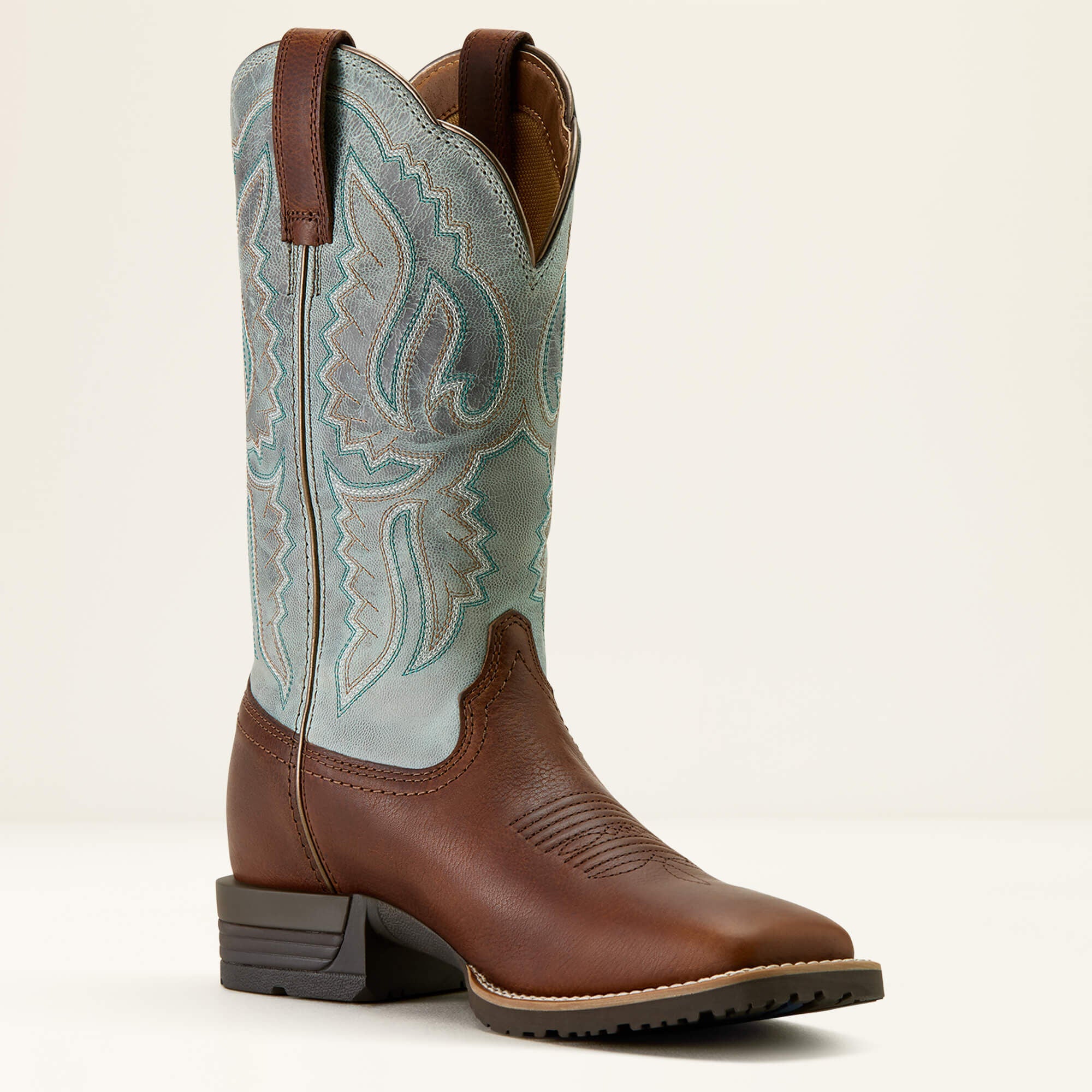 Women Hybrid Ranchwork Wide Square Toe Western Boot | Ariat Online