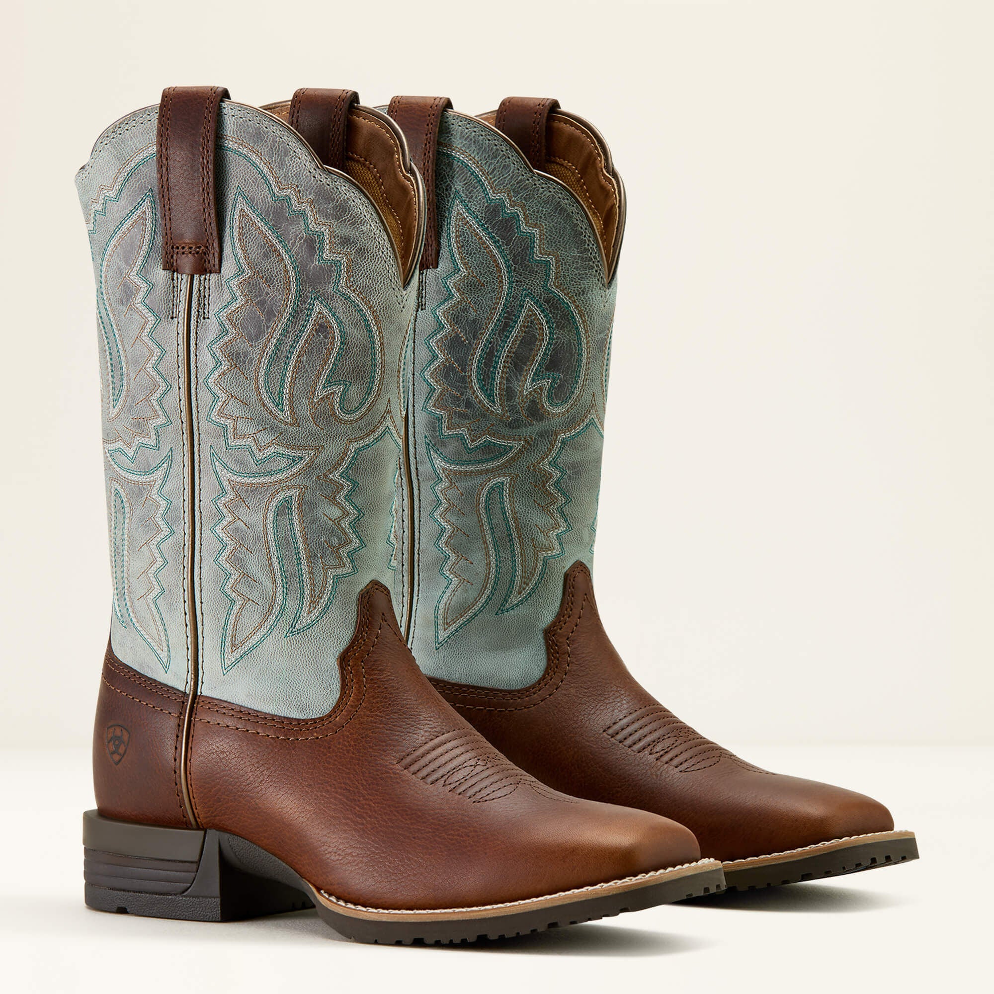 Women Hybrid Ranchwork Wide Square Toe Western Boot | Ariat Online