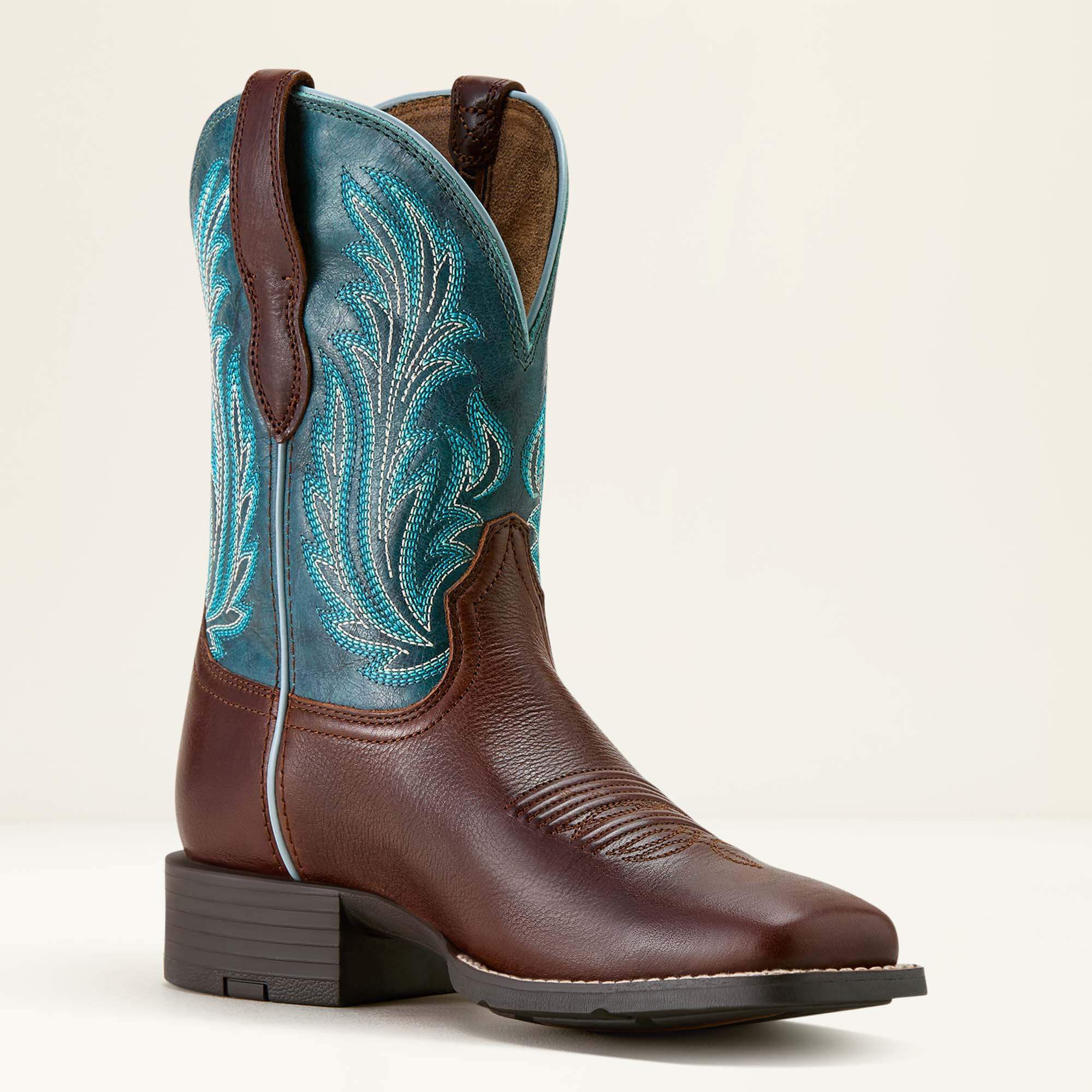 Women Round Up Filly Wide Square Toe Western Boot | Ariat
