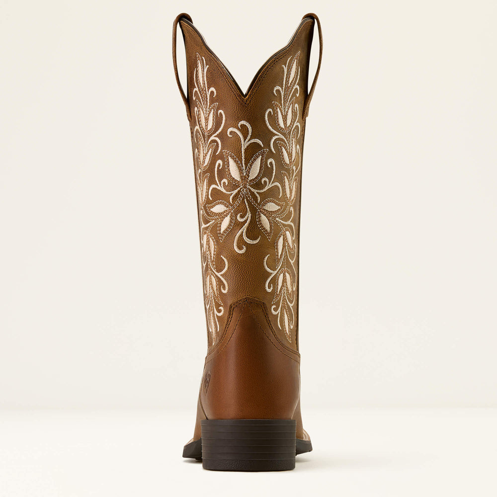 Women Round Up Holly Wide Square Toe Western Boot | Ariat on sale