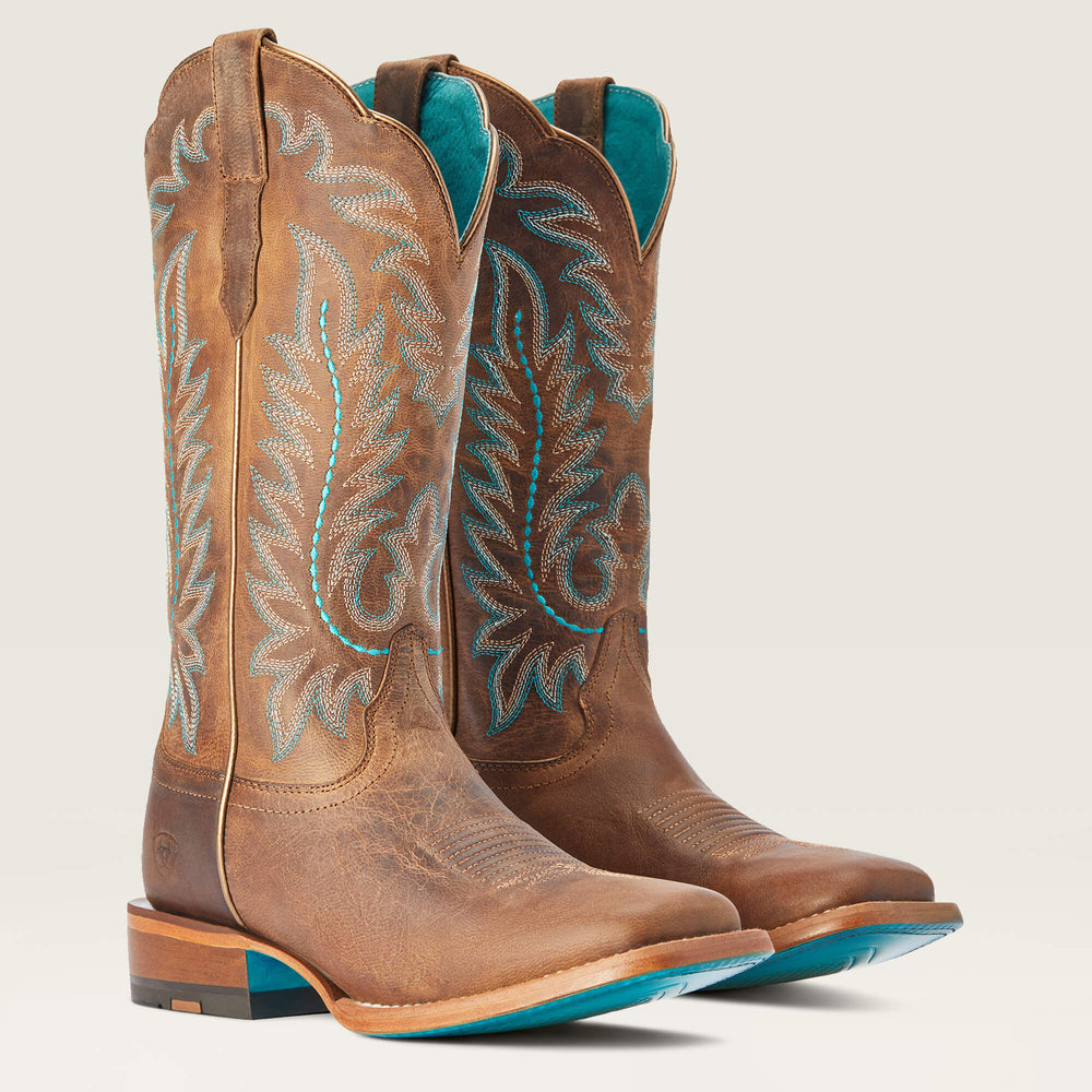 Women Frontier Tilly Wide Square Toe Western Boot | Ariat near me
