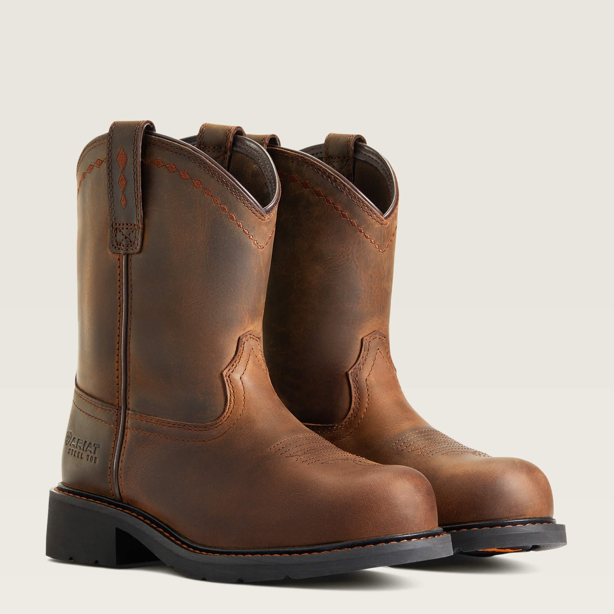 Women Fatbaby Work Pull-On Steel Toe Work Boot | Ariat Online