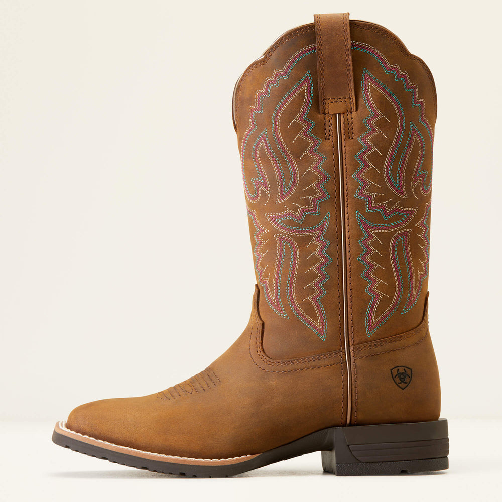 Women Hybrid Ranchwork Wide Square Toe Western Boot | Ariat Outlet