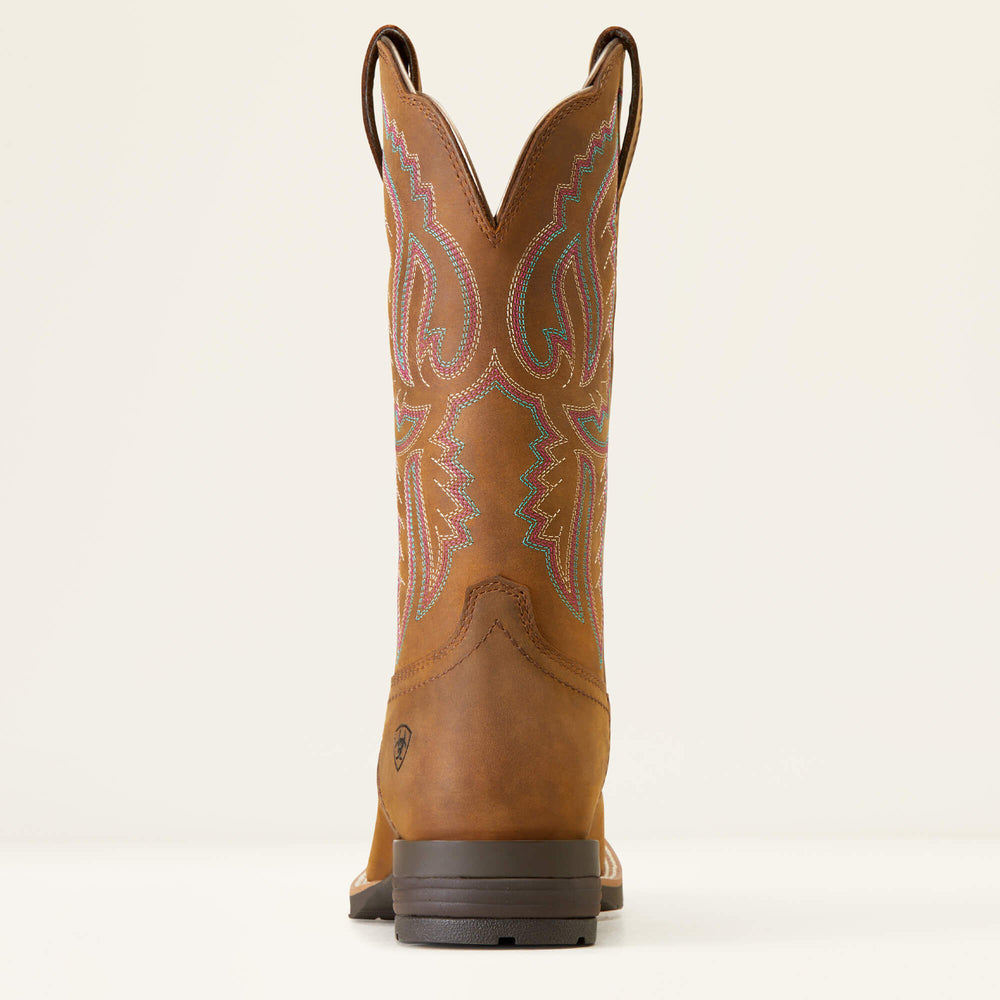 Women Hybrid Ranchwork Wide Square Toe Western Boot | Ariat Outlet