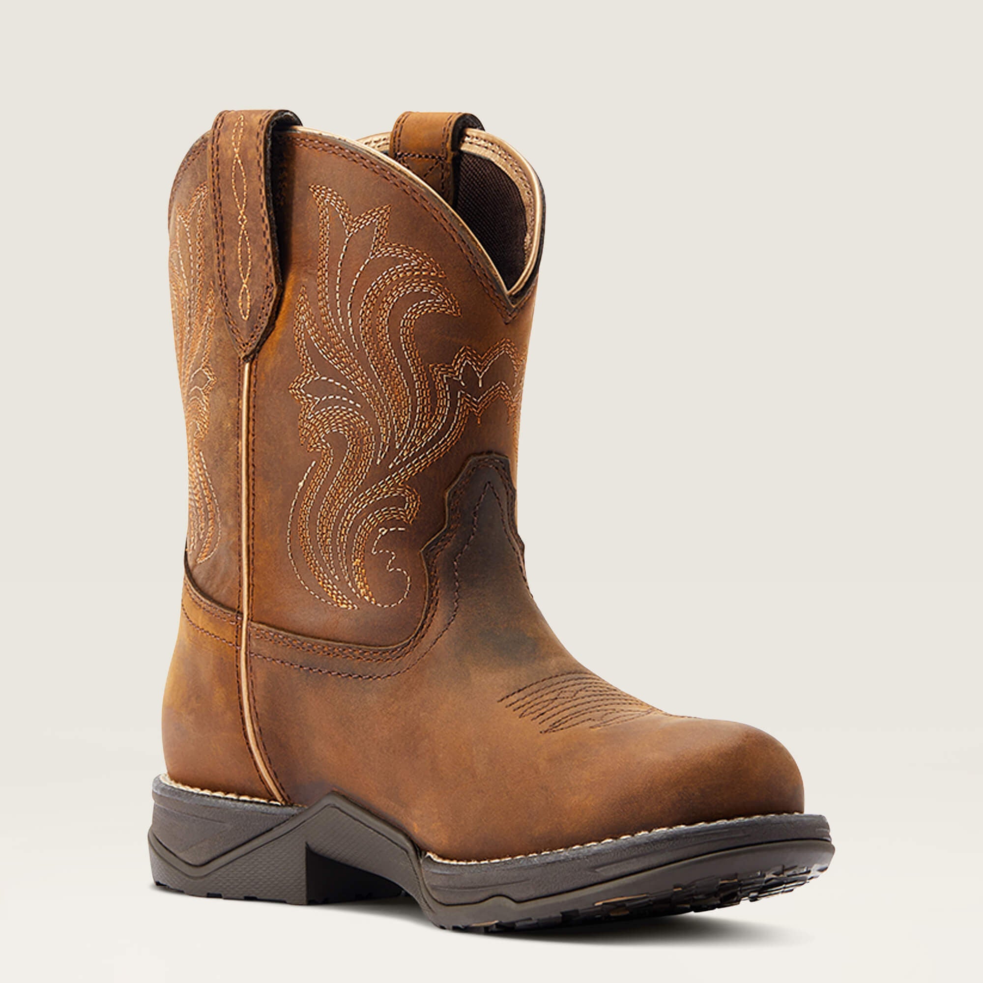 Women Anthem Round Toe Shortie Waterproof Western Boot | Ariat Online