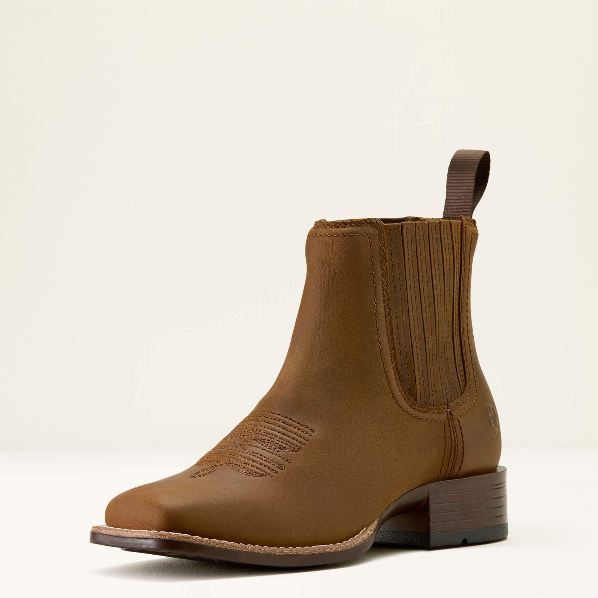 Women Booker Chelsea Wide Square Toe Western Boot | Ariat