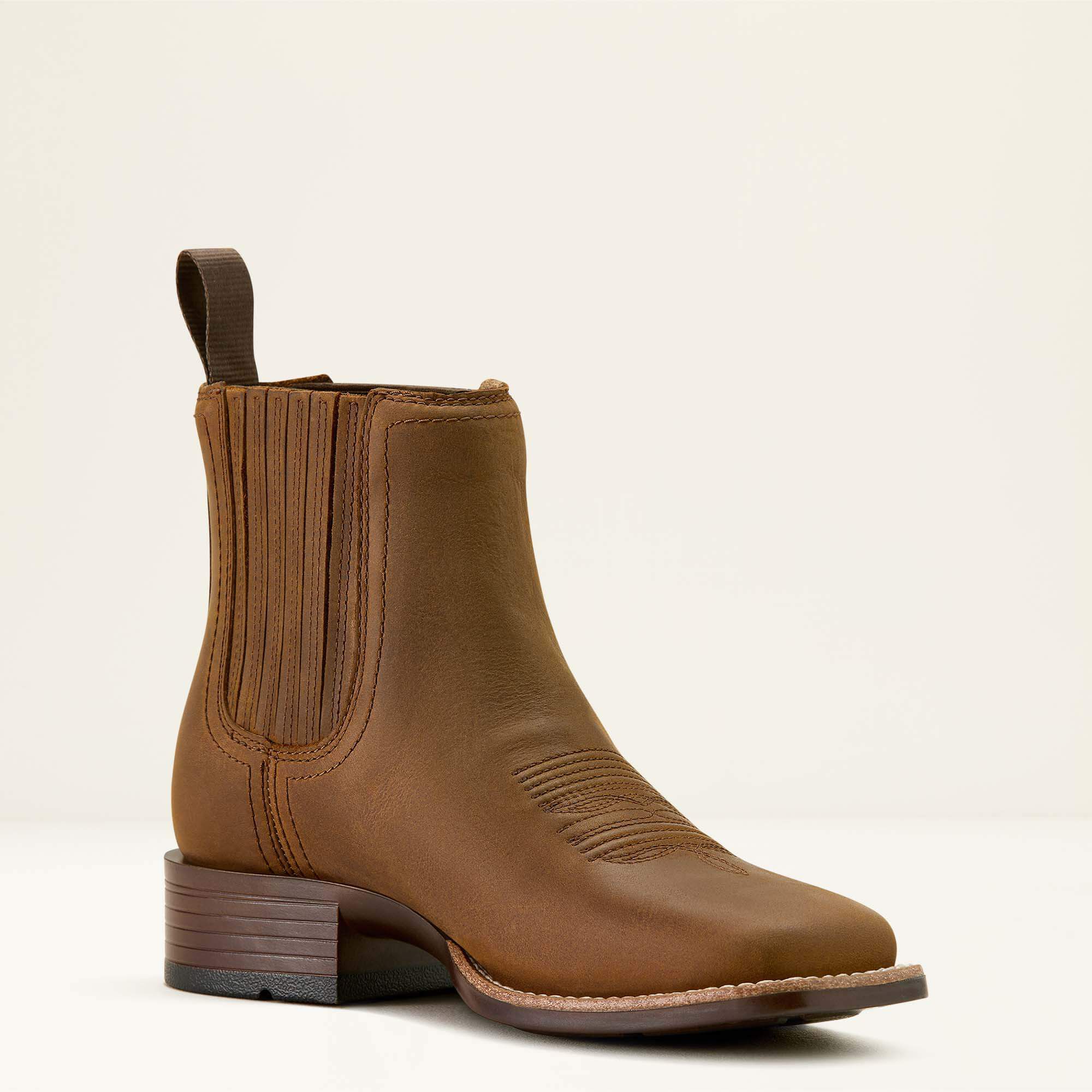 Women Booker Chelsea Wide Square Toe Western Boot | Ariat
