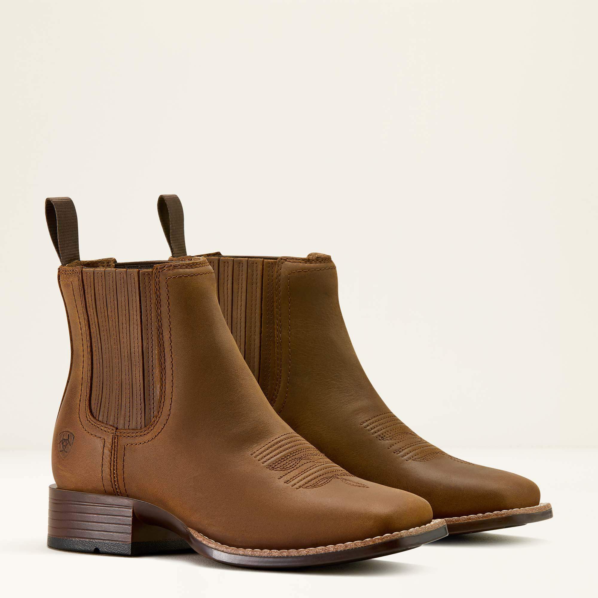 Women Booker Chelsea Wide Square Toe Western Boot | Ariat
