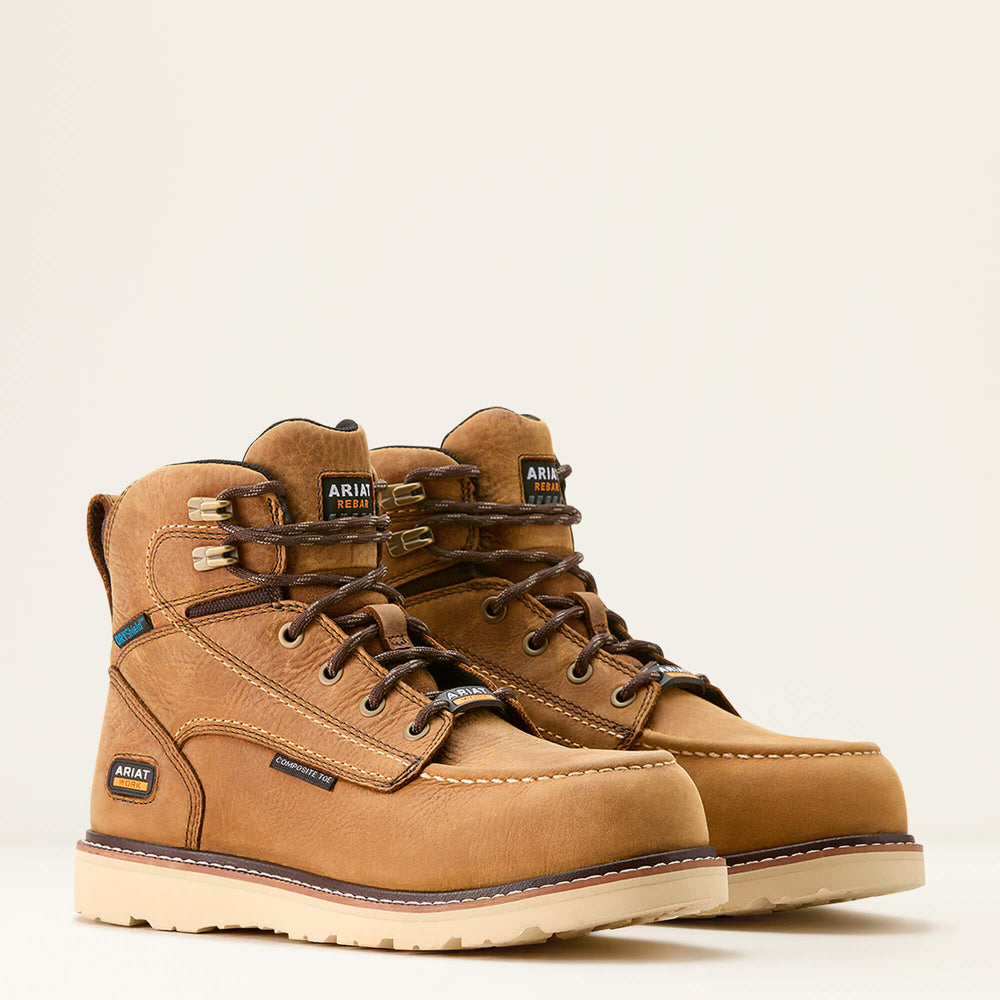 Women Rebar Wedge Moc Toe Waterproof Composite Toe Work Boot | Ariat near me