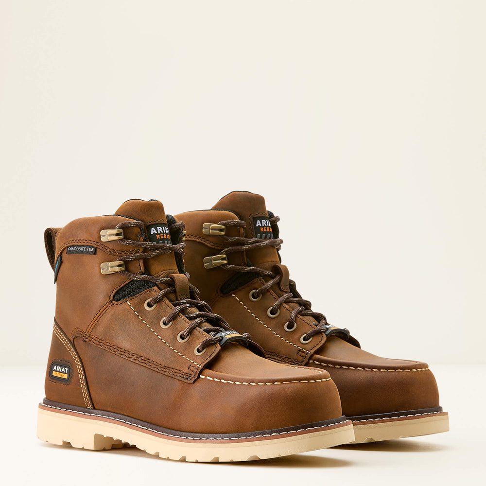Women Rebar Lift Waterproof Composite Toe Work Boot | Ariat